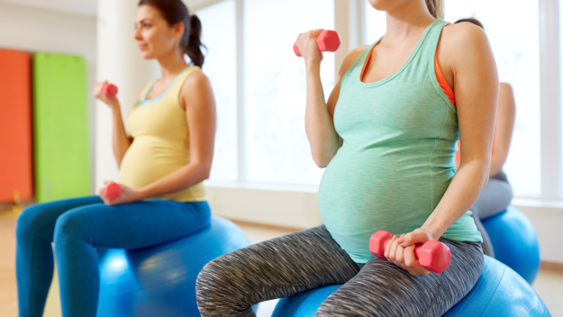 pregnant physio